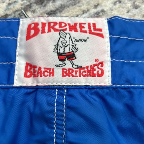 Birdwell Beach Britches Womens Size 4 Board Shorts Red Nylon Drawstring USA Made - Picture 3 of 4